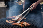 Heavy Duty Extra Long BBQ Tong Set of 2, Stainless Steel with Rubber Grip