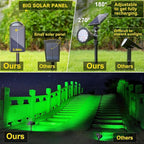 ROSHWEY Solar Outdoor Lights Waterproof, 9 Lighting Modes Halloween Christmas Solar Garden Light Colored Landscape Spotlights Spot Lights Outdoor Lighting for Backyard House Yard Pool Patio- 4 Pack