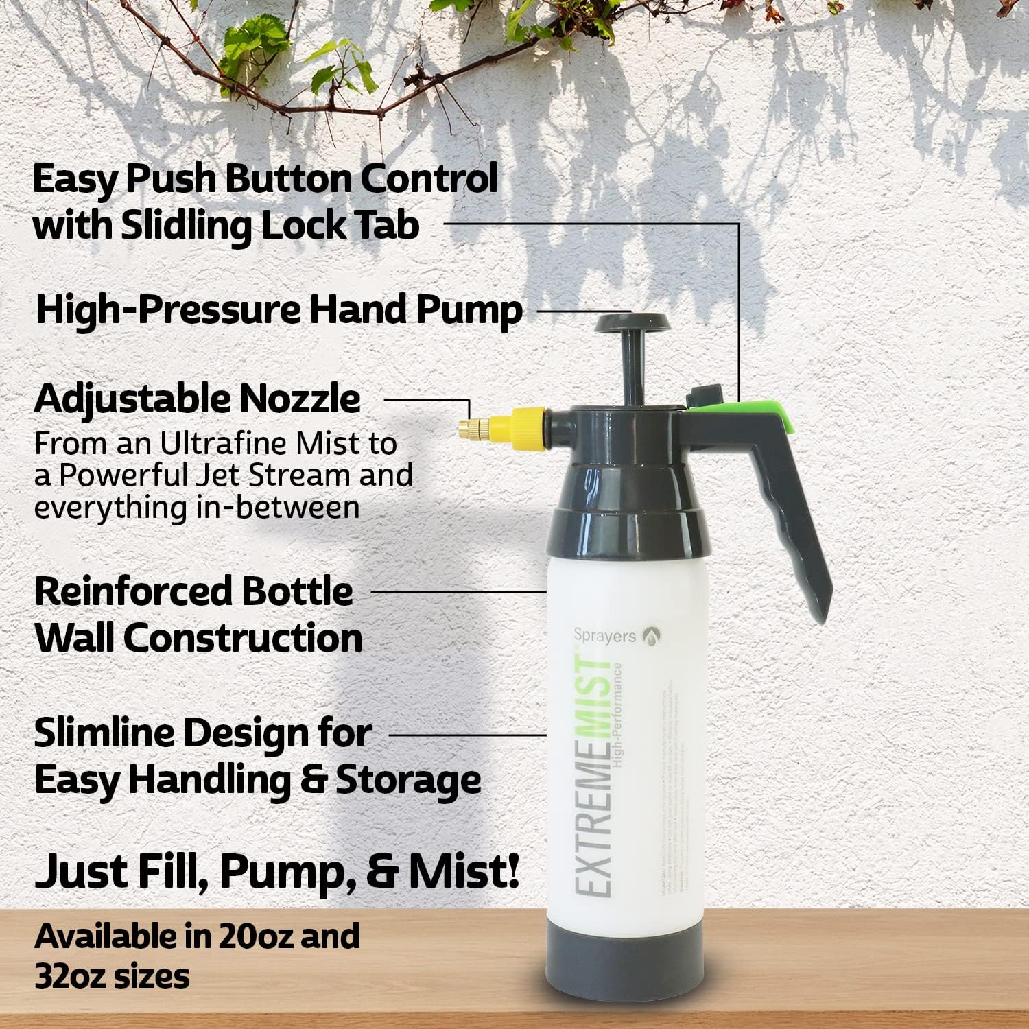 Bird Mister 20 oz by ExtremeMist | Ultra-Fine Avian Bath Sprayer