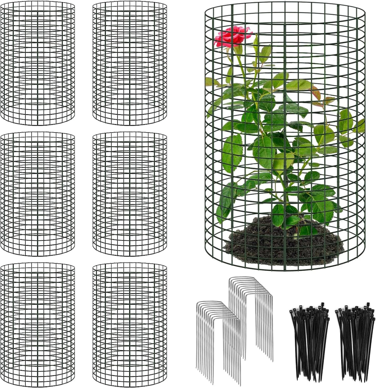 24'' x 12'' large wire plant protector from, main product view