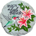 Spoontiques - Garden Décor - Hummingbird Stepping Stone - Decorative Stone for Garden