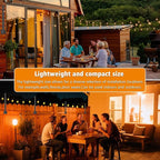 10 Pack String Light Poles,2.8 Ft Light Poles for Outside String Lights,Outdoor Lights Pole with Fork,Metal Poles Stand for Patio Deck Backyard