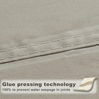 SUNNY GUARD Waterproof Sun Shade Sail 5' x 8' Taupe Rectangle UV Block Sunshade for Backyard Yard Deck Patio Garden Outdoor Activities and Facility(Customized)