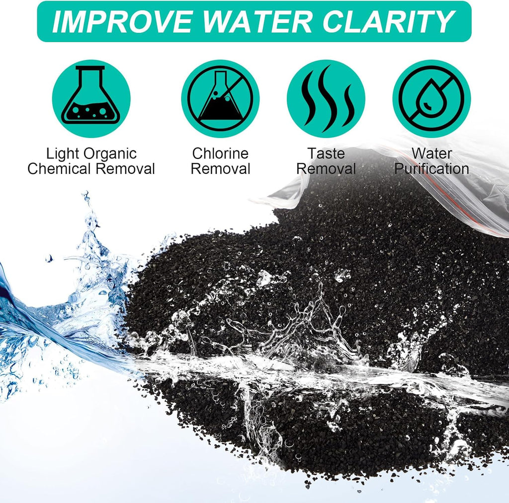threlaco 10lbs activated charcoal powder bulk, 0.02 x showing dimensions