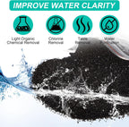 threlaco 10lbs activated charcoal powder bulk, 0.02 x showing dimensions
