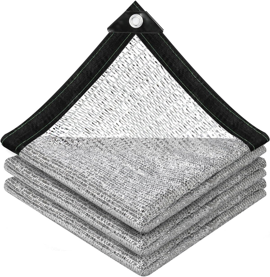 vensovo 40% reflective aluminet shade cloth with grommets, main product view