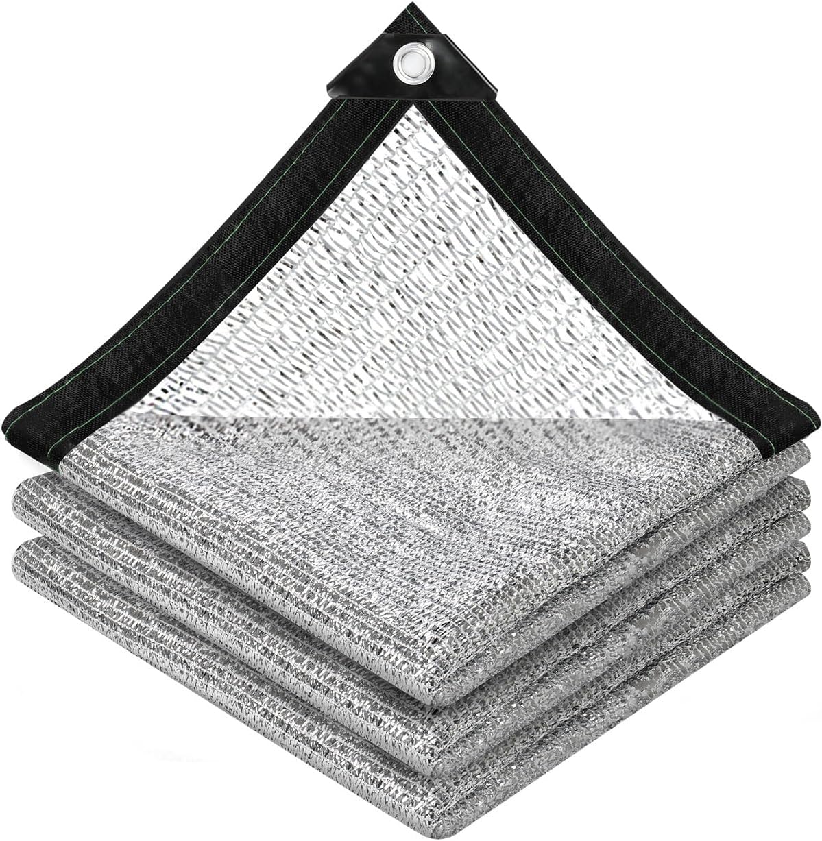 vensovo 40% reflective aluminet shade cloth with grommets, main product view