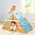 little tikes campin’ & climb wall, active play shown in use