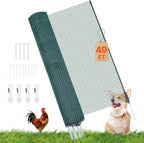 vevor temporary fence with posts, 3 x 49.2, main product view