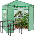eagle peak 7x7 pop up greenhouse portable walk-in, main product view