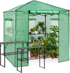 eagle peak 7x7 pop up greenhouse portable walk-in, main product view