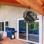 cat fans - 18"-blade indoor/outdoor ipx4 weatherproof high-velocity on a desk or shelf