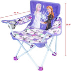 Disney Frozen Kids Chair Foldable for Camping, Sports or Patio with Carry Bag, Toddlers 24M+