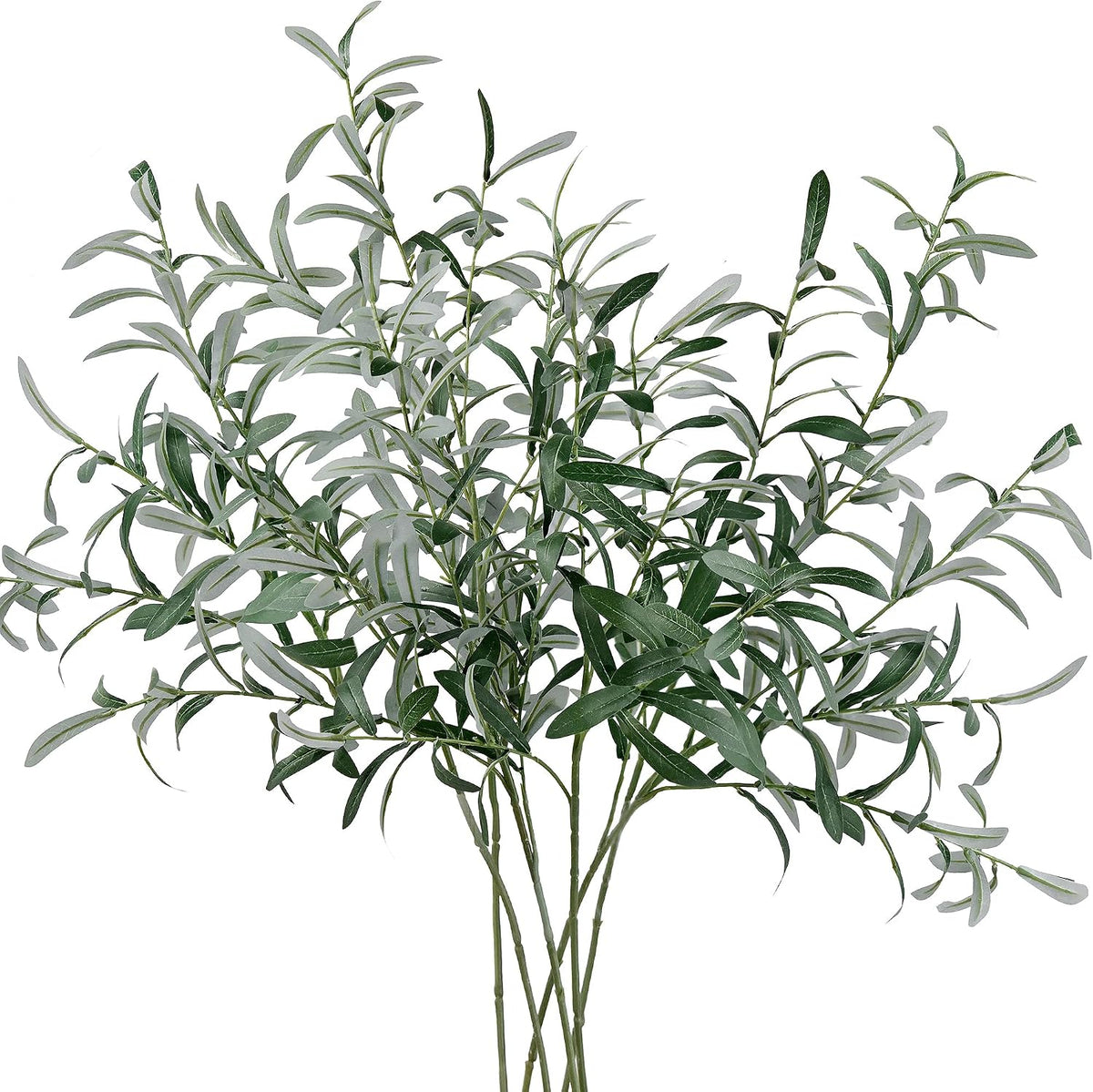 fiveseasonstuff artificial olive branches, 6 gray-green 30 inch, main product view