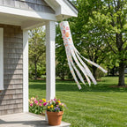 Madrona Brands Easter Collage Windsock | Durable Outdoor Hanging Wind Decor | Yard, Patio, Porch | 48 Inch