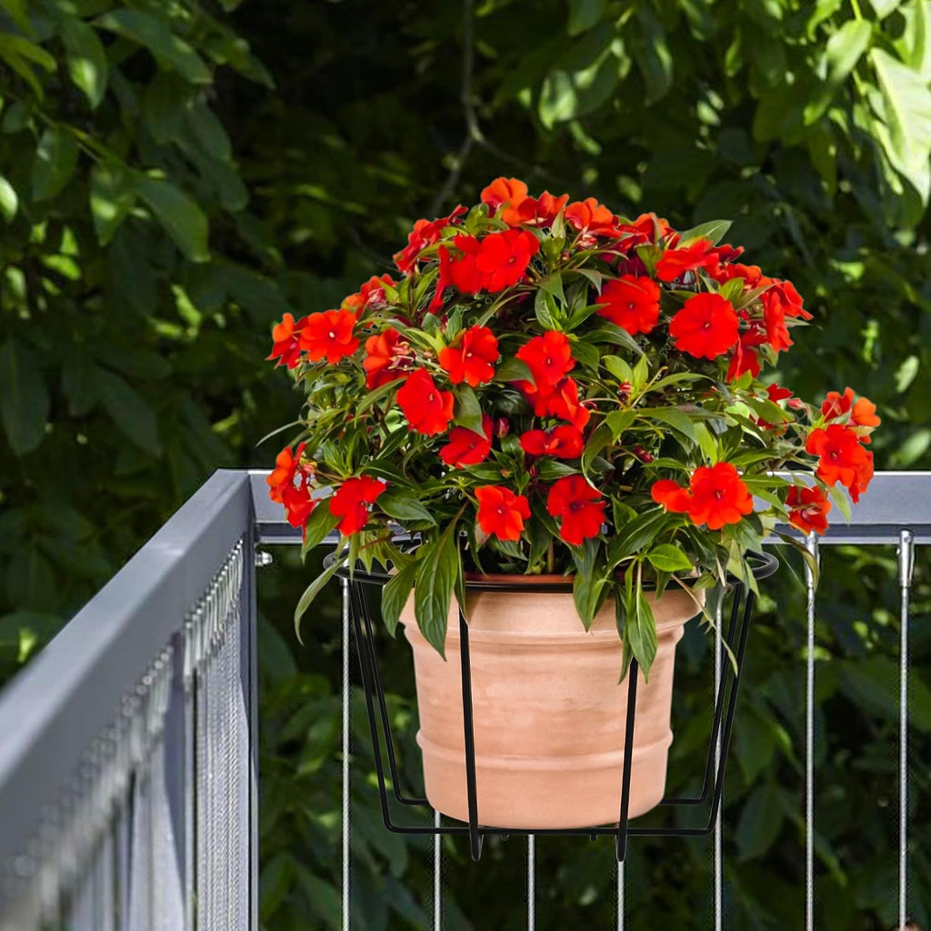 tqvai adjustable hanging railing planter for 1.89 to on a desk or shelf