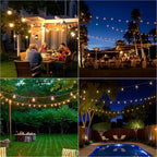 100ft solar string lights ourdoor waterproof,patio lights solar, package contents