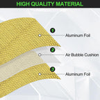 reflective insulation roll 59inch x 10ft double bubble shown in use