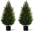 vitalismo 3ft artificial cedar trees set of 2, main product view