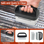Heavy Duty Griddle Cleaning Brick with Handle | Grill Cleaner for Cleaning Flat top, Pumice Griddle Cleaning Stone Removing Stains for BBQ, Swimming Pool, Sink(5 Pack)