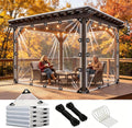 clear tarps with metal grommets, heavy duty waterproof,14, main product view