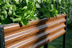 SnugNiture Raised Garden Bed with Legs, 48×18×32in Outdoor Metal Elevated Raised Planter Box for Backyard, Patio, Balcony