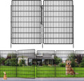 10 panels garden fencing animal barrier with lock, main product view