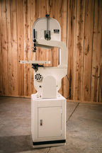 jet 14-inch woodworking band saw, 1 hp, 115/230v, front angle view