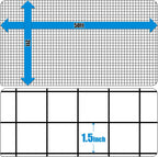 Fencer Wire 1.5-Inch x 1.5-Inch Grid Hardware Cloth, 16 Gauge Black Vinyl Coated Welded Wire Mesh for Home and Garden, Great for Home Improvement and Home Guard Project
