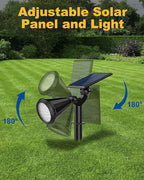 Solar Spot Lights Outdoor Color Changing, 7 Modes/14 LED Outdoor Solar Lights for Yard, Waterproof RGB Multicolor Solar Landscape Spotlights Auto On/Off for Flood, Yard, Tree, Pathway, 10 Pack