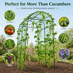 follook garden arch trellis for climbing plants outdoor showing dimensions
