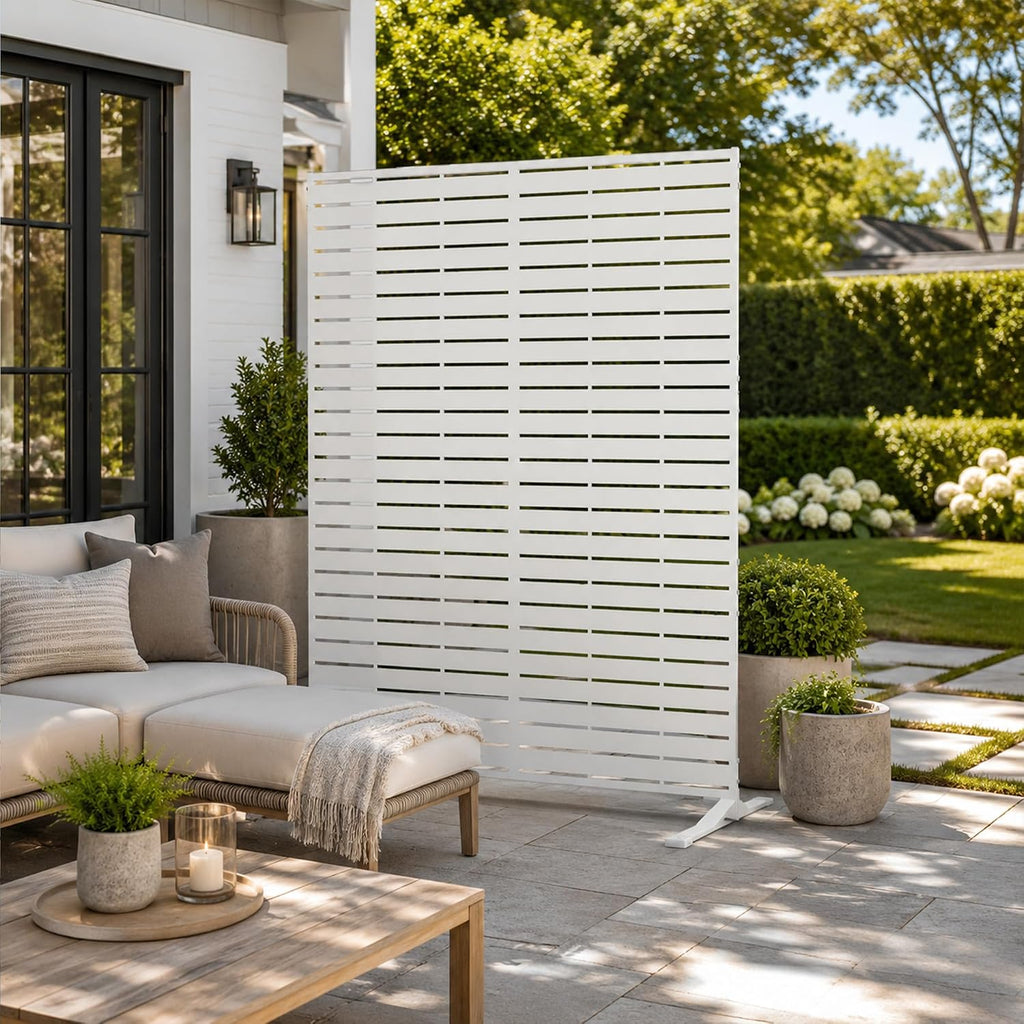 kozyard metal privacy screen 74" h x 47.2", main product view