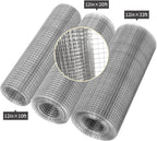 Hardware Cloth 1/4 inch 12" x 10 ft, Galvanized 23 Gauge Wire Mesh | Welded Wire Fence Roll For Chicken Coop Wire, Rabbit Cage Wire, Poultry and Animal Cage Netting Screen