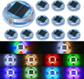 quntis 12 pack outdoor solar deck lights multicolored, main product view