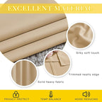 NICETOWN Sliding Door Curtain for Living Room, Blackout Patio Curtain & Drape Privacy Thermal Insulated Window Treatment for French/Patio Door (1 Panel, Biscotti Beige, W80 x L90)