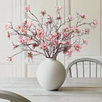 hyeflora 3pcs artificial magnolia flowers stems for spring, main product view