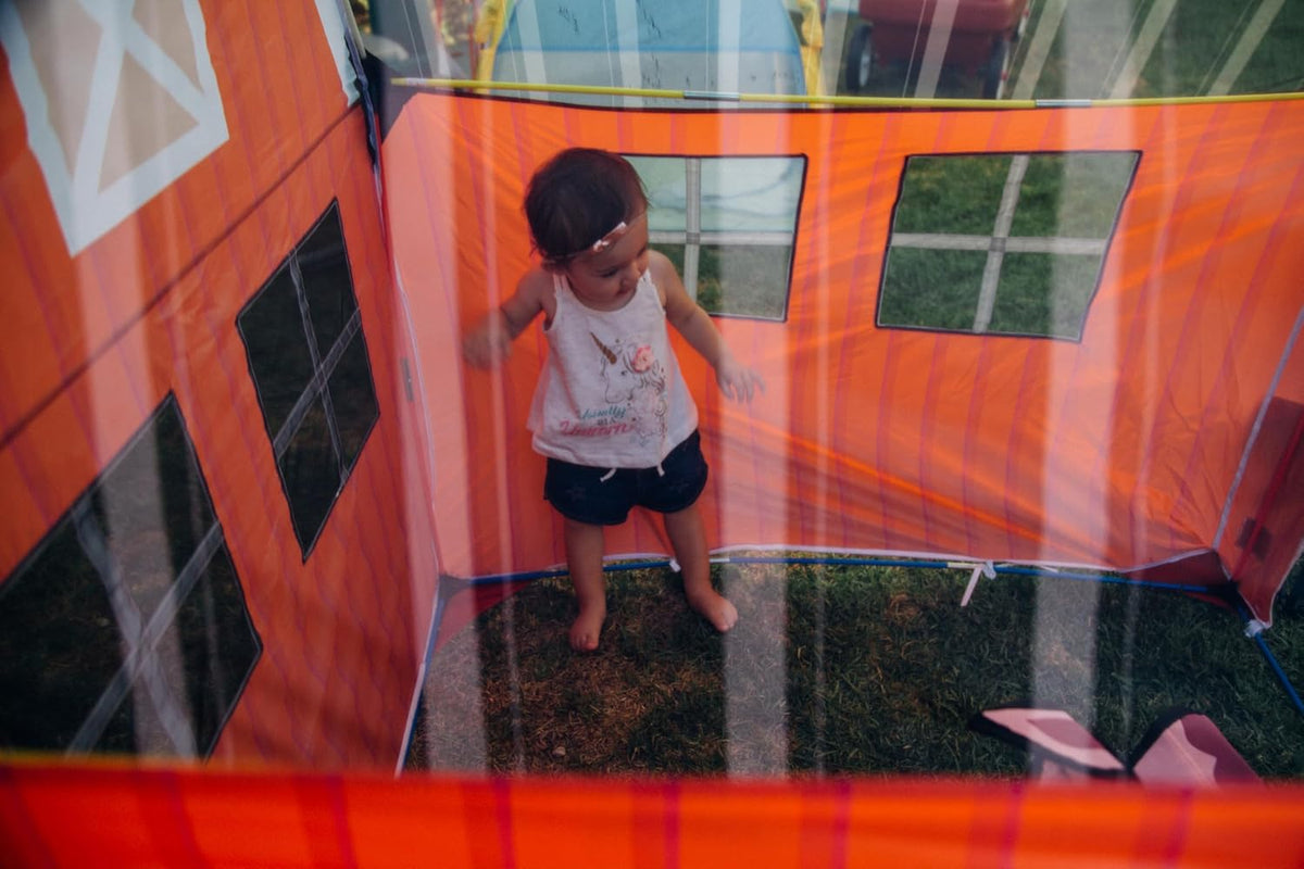 pacific play tents 60810 barnyard playhouse tent, 48", view 14