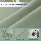 Outdoor Curtains for Patio Waterproof - 6 Panels Privacy Weatherproof Outside Curtains with Grommets for Pergola, Gazebo, Porch, Cabana, Balcony, 54 x 84 Inch, Sage Green