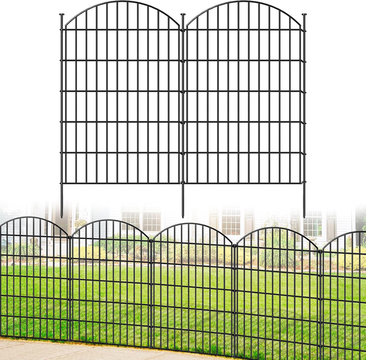 metal garden fence 42 in x 23.3 ft, main product view