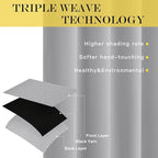 NICETOWN Blackout Long Window Curtain 90 inch Length - Room Darkening Thermal Curtain Grommet Large Window Treatment Light Blocking for Living Room (Siver Grey, 1 Panel, W66 x L90)