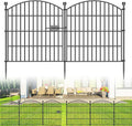 10 panel no dig decorative garden fence with, main product view
