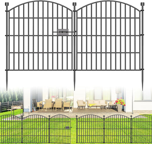 10 panel no dig decorative garden fence with, main product view