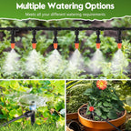 240ft drip irrigation system for garden, 2026 upgraded, close-up detail
