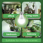 Grow Light Bulbs, Full Spectrum Grow Light Bulb, LED Grow Bulb | Grow Light Bulb A19, Plant Light Bulbs E26, 11W Grow Bulb 100W Equivalent,Grow Light for Indoor Plants, Seed Starting, 3 Pack