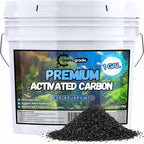tradegrade premium activated carbon (1 gallon) granular charcoal, main product view