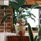 Abstract Face Planters Pots Head,Unique Head Planter for Indoor Plants,Funny Face Flower Pot,Colorful Plant Pots for Outdoor Garden Decor and Home Art Decoration(Classic)