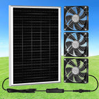 5.5" solar chicken coop fan 3 kit, 30w, main product view