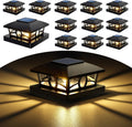 niorsun solar post cap lights,4x4 post solar light, main product view