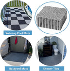 12” x 12” drainage interlocking floor mats 12, package contents