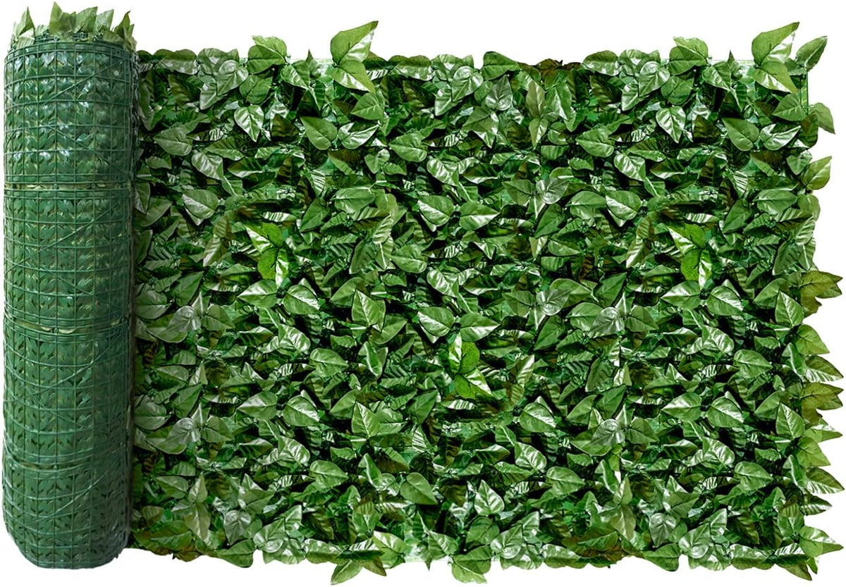 3'x8' 3 pcs artificial laurel leaf cover faux, main product view